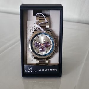 George Silver and Blue Men's Watch
